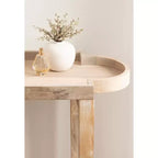 Tavolo in legno, 96,5 × 35,6 × 76,2 cm, Naturale