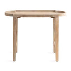 Tavolo in legno, 96,5 × 35,6 × 76,2 cm, Naturale