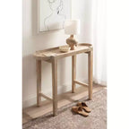 Tavolo in legno, 96,5 × 35,6 × 76,2 cm, Naturale