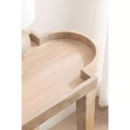 Tavolo in legno, 96,5 × 35,6 × 76,2 cm, Naturale