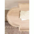 Tavolo in legno, 96,5 × 35,6 × 76,2 cm, Naturale