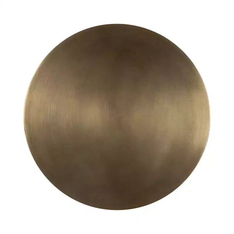 Metal Side Table, 13x13x22, Gold