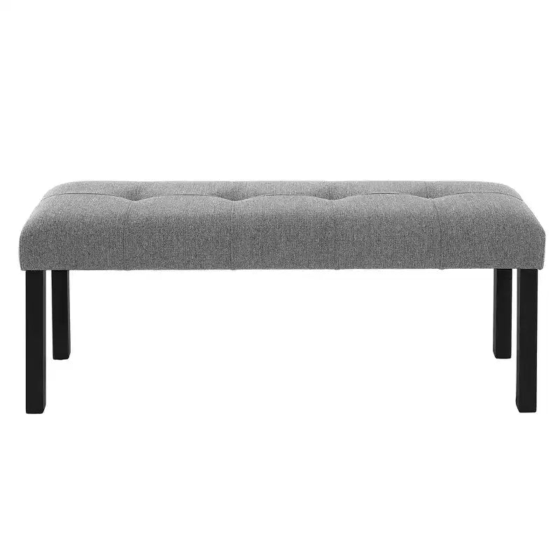 47.24 Modern Linen Dining Bench with Style and Versatile Use