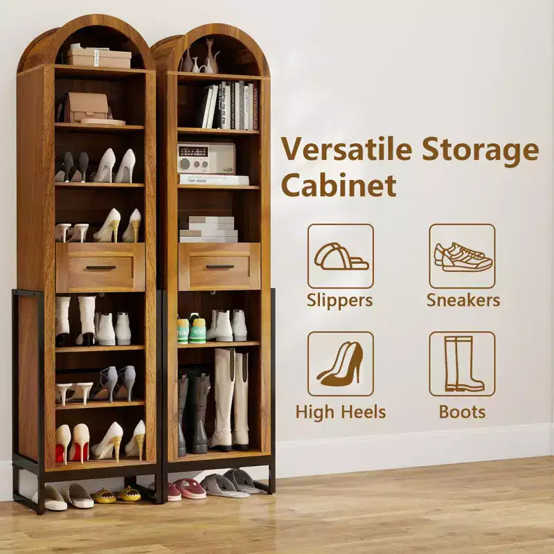 Tall Storage Rack & Cabinet