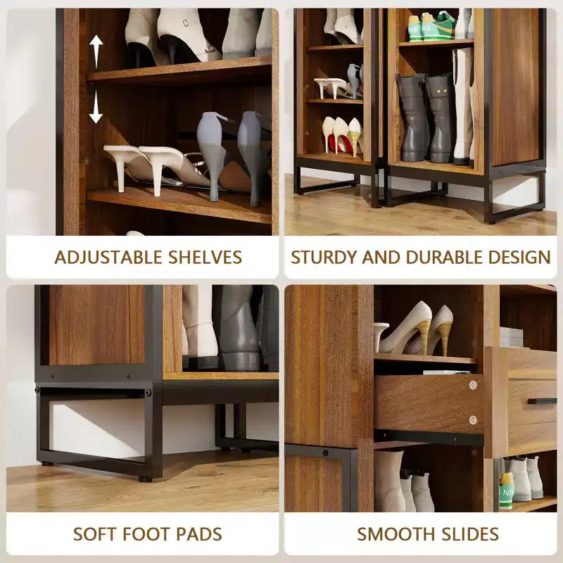 Tall Storage Rack & Cabinet