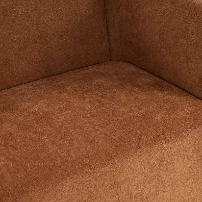 77.56 Modern 3-Seat Wood Upholstered Sofa
