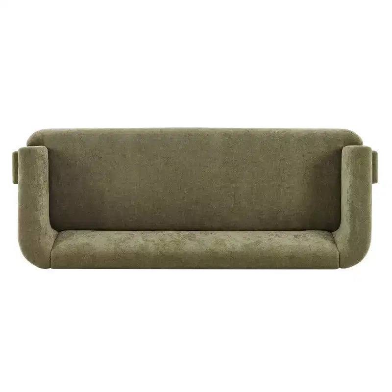 77.56 Modern 3-Seat Wood Upholstered Sofa