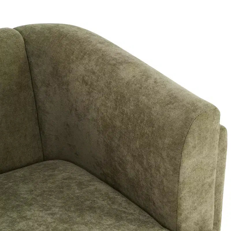 77.56 Modern 3-Seat Wood Upholstered Sofa