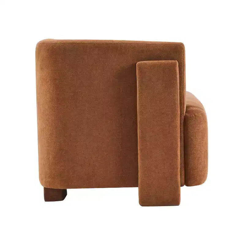 77.56 Modern 3-Seat Wood Upholstered Sofa