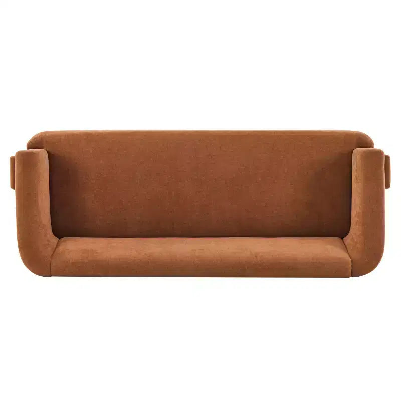 77.56 Modern 3-Seat Wood Upholstered Sofa