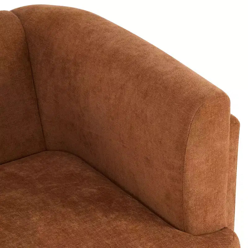 77.56 Modern 3-Seat Wood Upholstered Sofa