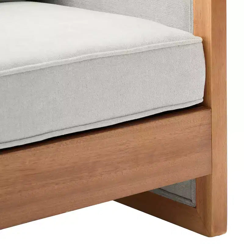 77.8'' Modern Chenille Upholstered 3-Seater Sofa