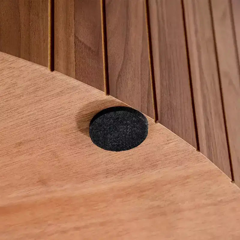 Modern Round Storage Coffee Table with Hidden Compartment