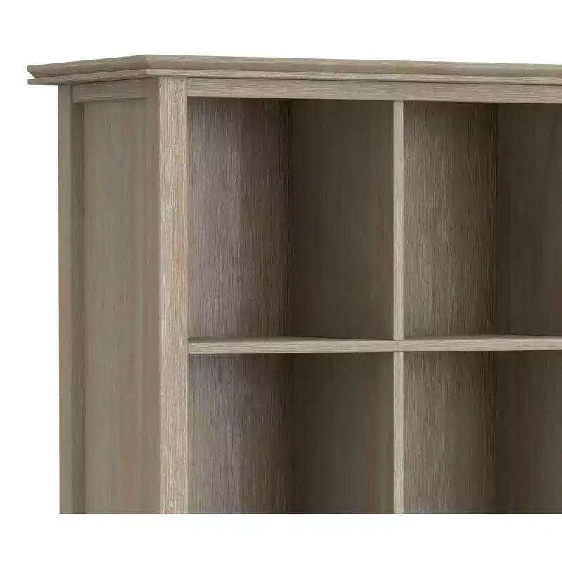 WOOD 45 inch x 43 inch Transitional 9 Cube Bookcase and Storage Unit