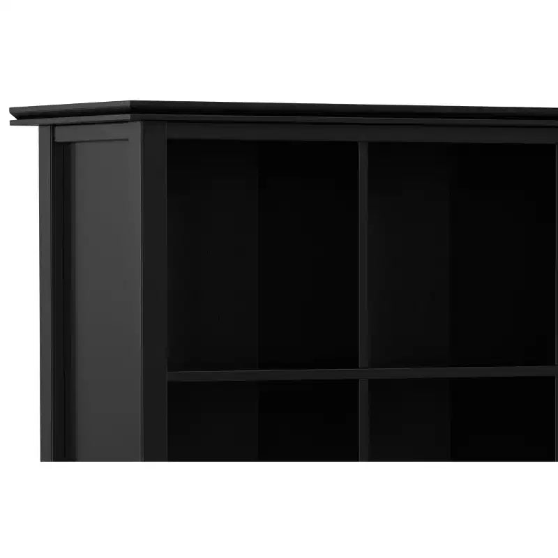 WOOD 45 inch x 43 inch Transitional 9 Cube Bookcase and Storage Unit