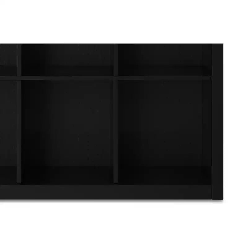 WOOD 45 inch x 43 inch Transitional 9 Cube Bookcase and Storage Unit