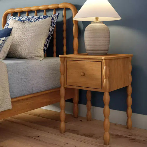 Jenny Lind 1 Drawer Nightstand (456x456/18x18)