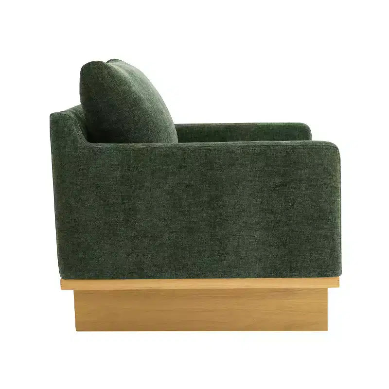 Modern Boucle Upholstered Chair with Soft Cushion