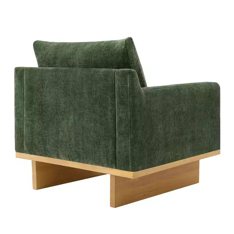 Modern Boucle Upholstered Chair with Soft Cushion
