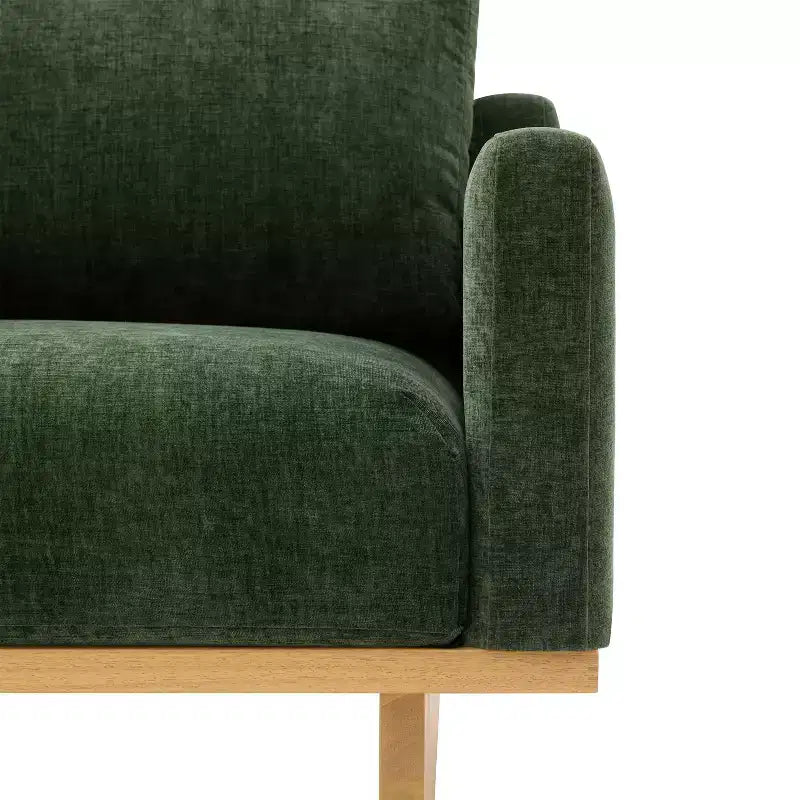 Modern Boucle Upholstered Chair with Soft Cushion