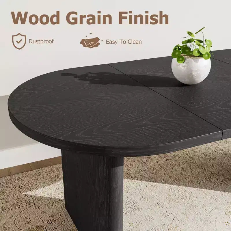 Dining Table Seats 6-8, Kitchen Table, 63 Long, Choose Color for Dining Room or Living Room
