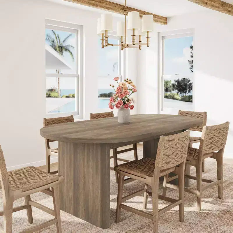 Dining Table Seats 6-8, Kitchen Table, 63 Long, Choose Color for Dining Room or Living Room