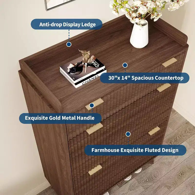 Modern recessed cabinet, suitable for entryways, 48-inch tall narrow rack with storage drawers, 2 flip-top drawers and adjustable shelves.