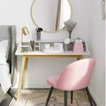 Desk White - : Mid-Century Modern, Open Storage, Legs