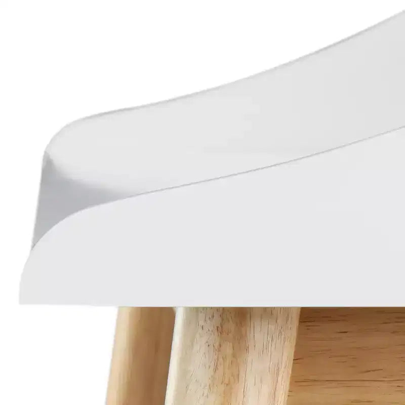 Desk White - : Mid-Century Modern, Open Storage, Legs