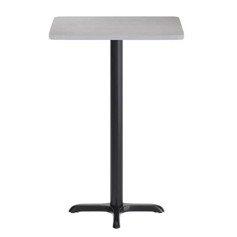 24'' x 30'' Rectangular Laminate Table Top with 22'' x 22'' Bar Height Table Base