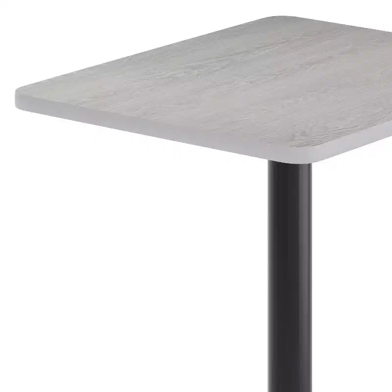 24'' x 30'' Rectangular Laminate Table Top with 22'' x 22'' Bar Height Table Base