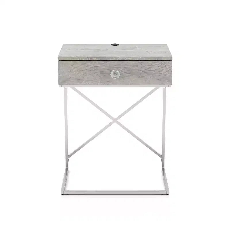 1 Drawer End Table with USB Port