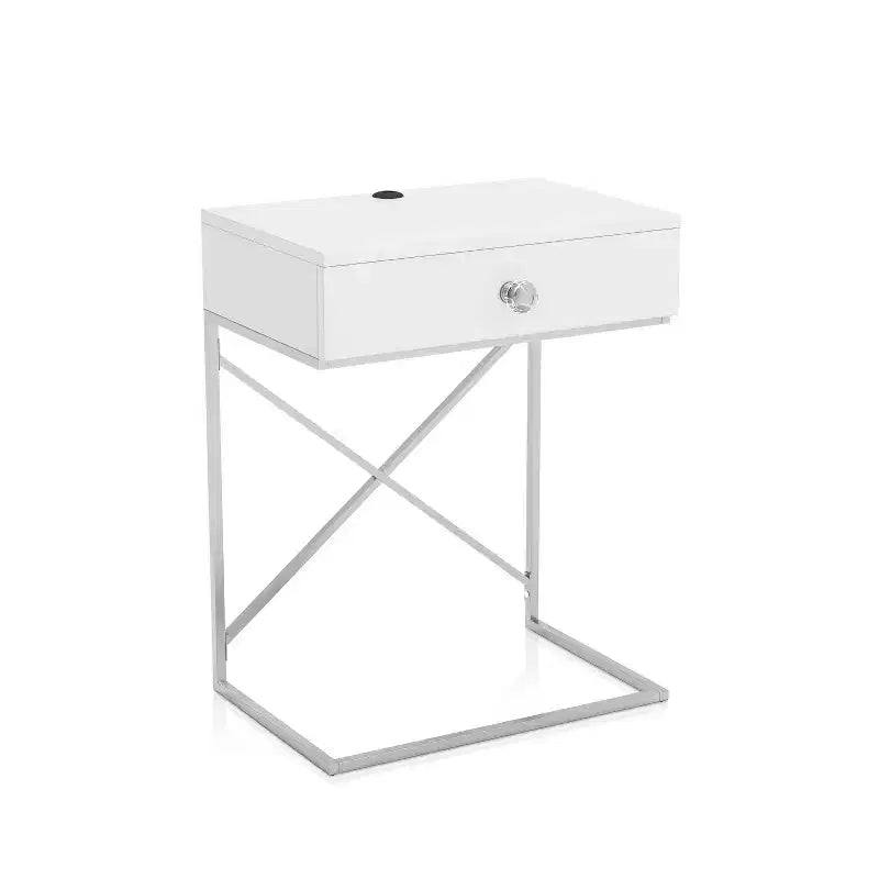 1 Drawer End Table with USB Port